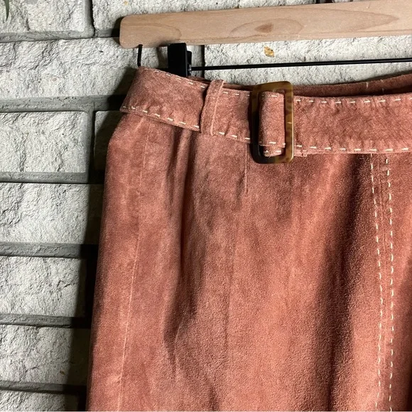 Vintage Suede Skirt - Picture 3 of 9